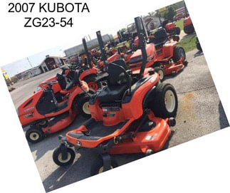 2007 KUBOTA ZG23-54