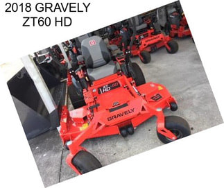 2018 GRAVELY ZT60 HD