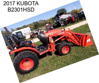 2017 KUBOTA B2301HSD