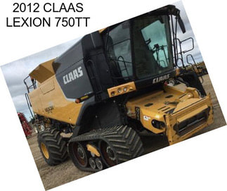 2012 CLAAS LEXION 750TT