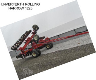 UNVERFERTH ROLLING HARROW 1225