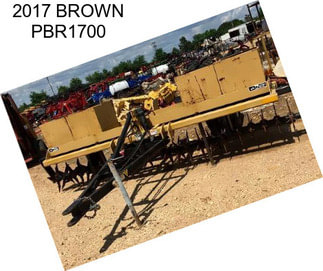 2017 BROWN PBR1700