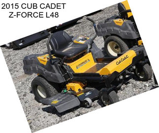 2015 CUB CADET Z-FORCE L48