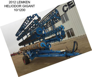 2012 LEMKEN HELIODOR GIGANT 10/1200