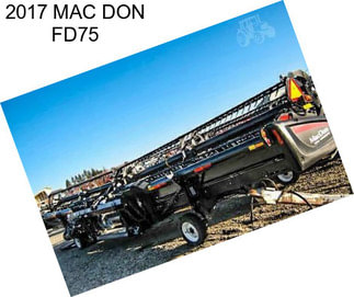 2017 MAC DON FD75