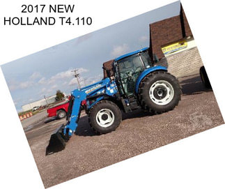 2017 NEW HOLLAND T4.110