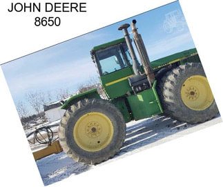 JOHN DEERE 8650