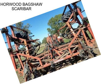 HORWOOD BAGSHAW SCARIBAR