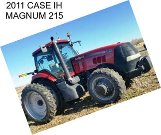 2011 CASE IH MAGNUM 215