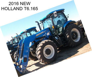 2016 NEW HOLLAND T6.165