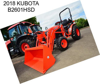 2018 KUBOTA B2601HSD