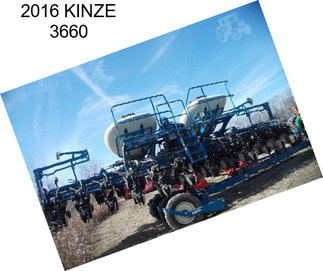 2016 KINZE 3660