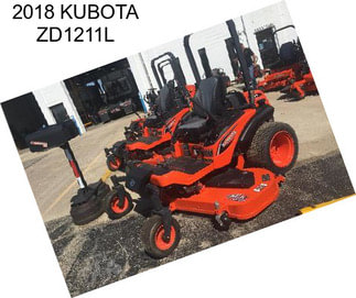 2018 KUBOTA ZD1211L