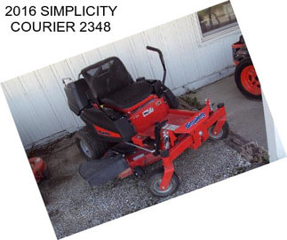 2016 SIMPLICITY COURIER 2348