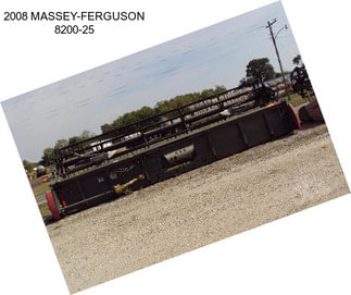 2008 MASSEY-FERGUSON 8200-25