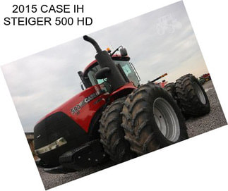 2015 CASE IH STEIGER 500 HD