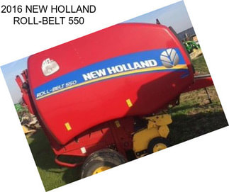 2016 NEW HOLLAND ROLL-BELT 550