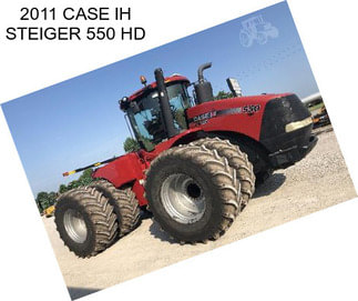 2011 CASE IH STEIGER 550 HD