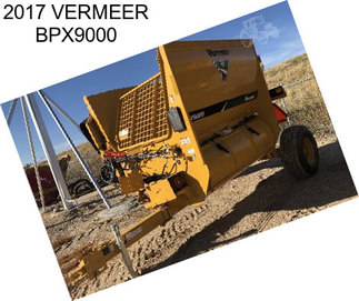 2017 VERMEER BPX9000