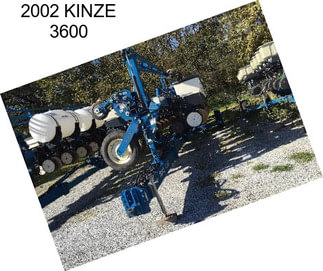 2002 KINZE 3600