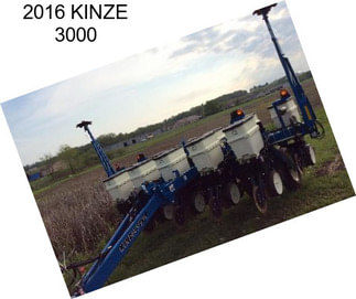 2016 KINZE 3000
