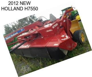 2012 NEW HOLLAND H7550