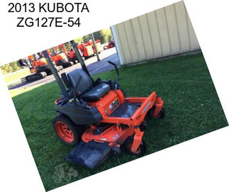 2013 KUBOTA ZG127E-54