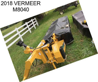 2018 VERMEER M8040