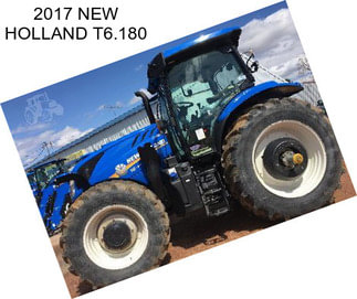 2017 NEW HOLLAND T6.180
