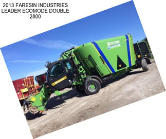 2013 FARESIN INDUSTRIES LEADER ECOMODE DOUBLE 2800