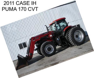 2011 CASE IH PUMA 170 CVT