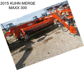 2015 KUHN MERGE MAXX 300