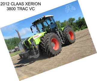 2012 CLAAS XERION 3800 TRAC VC