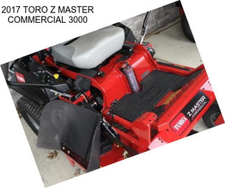 2017 TORO Z MASTER COMMERCIAL 3000