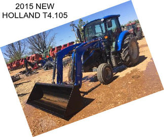 2015 NEW HOLLAND T4.105