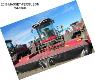 2016 MASSEY-FERGUSON WR9870