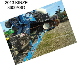 2013 KINZE 3600ASD