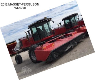 2012 MASSEY-FERGUSON WR9770