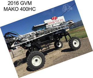 2016 GVM MAKO 400HC