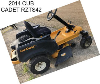 2014 CUB CADET RZTS42