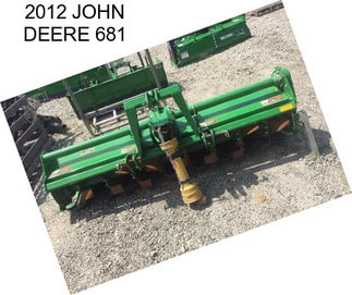 2012 JOHN DEERE 681