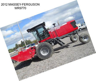 2012 MASSEY-FERGUSON WR9770