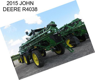 2015 JOHN DEERE R4038