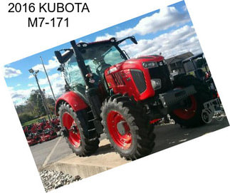2016 KUBOTA M7-171