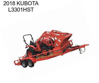 2018 KUBOTA L3301HST