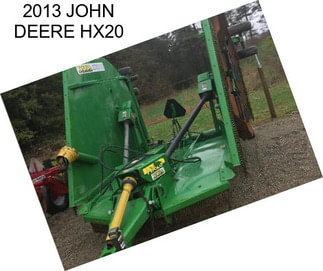 2013 JOHN DEERE HX20