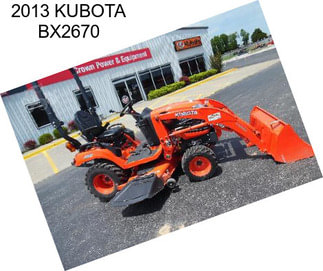 2013 KUBOTA BX2670