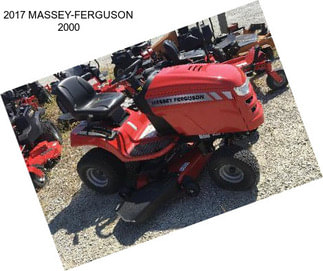 2017 MASSEY-FERGUSON 2000