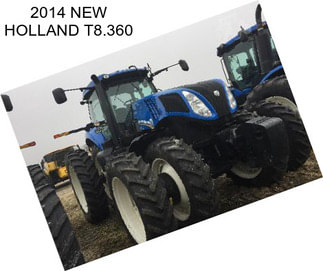 2014 NEW HOLLAND T8.360