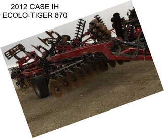 2012 CASE IH ECOLO-TIGER 870